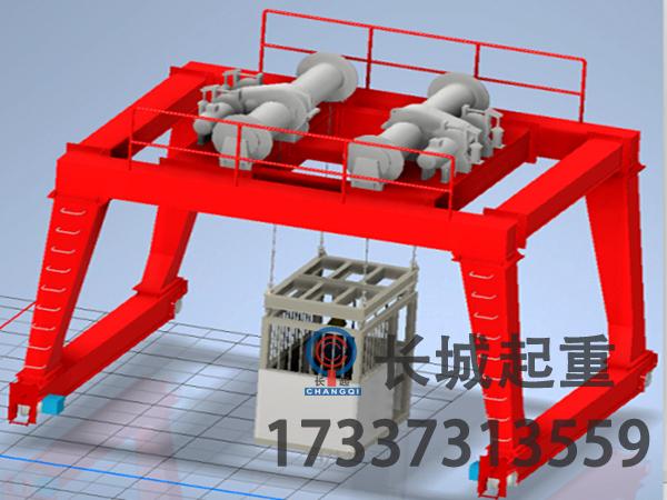 竖井龙门吊采用双梁桥式结构的作用